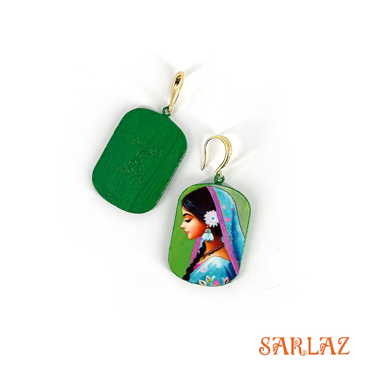Timeless Poise — Wood Earrings
