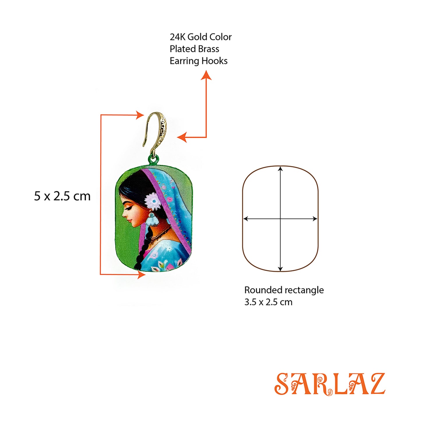 Timeless Poise — Wood Earrings
