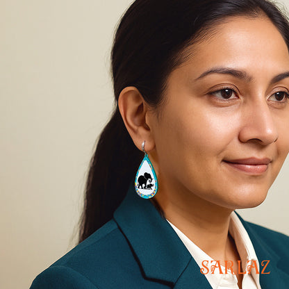 Trunk Parade — Wood Earrings