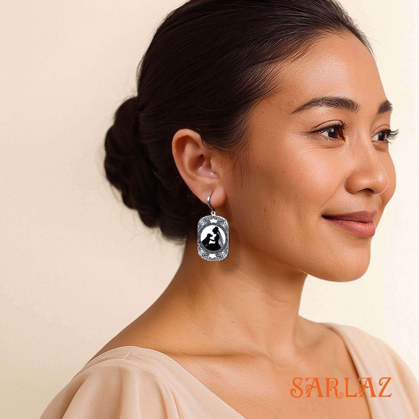 Wedding Day Whisper — Wood Earrings