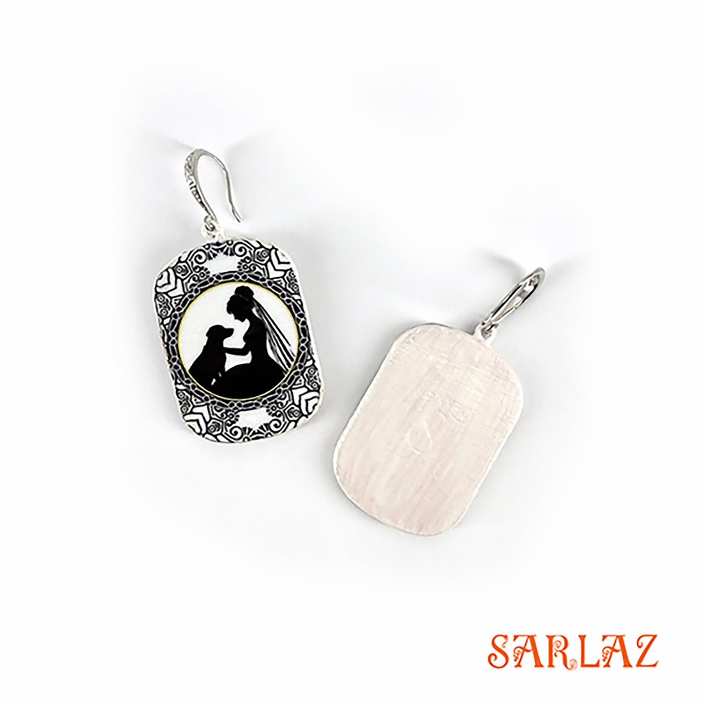 Wedding Day Whisper — Wood Earrings