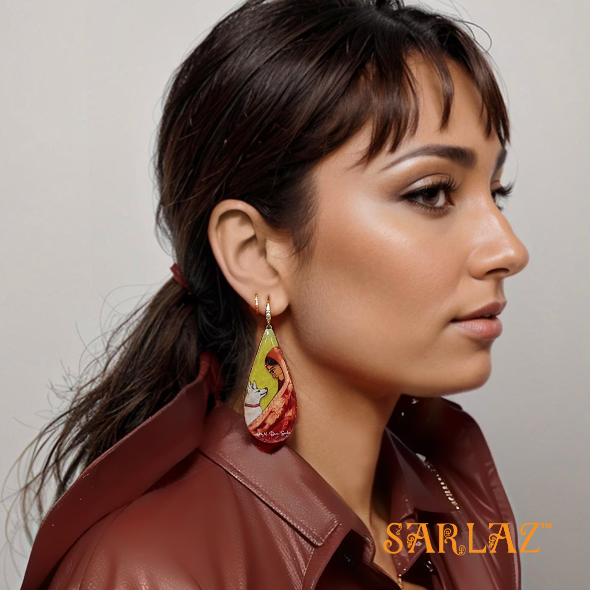 Anugraha teardrop earrings — Fearlessly Authentic art jewellery