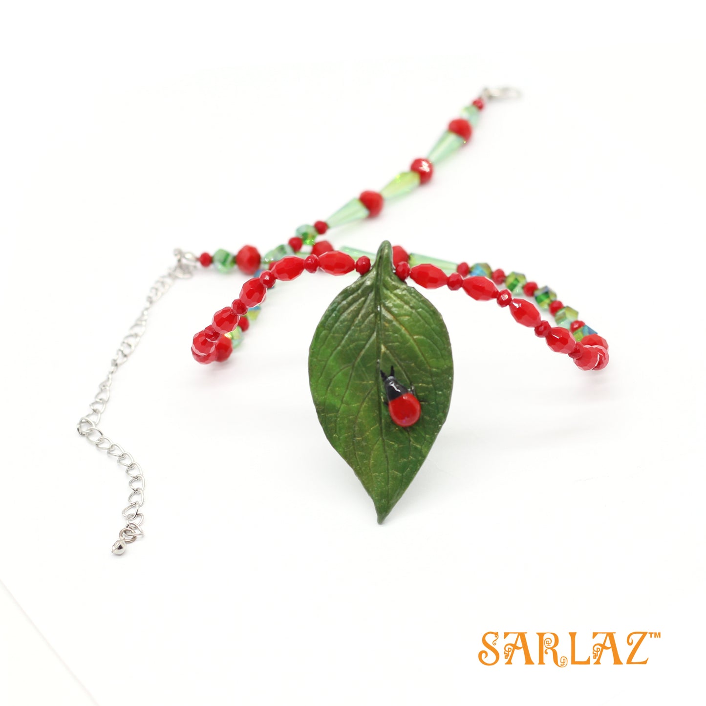 LadyBug Necklace —  Nature Statement Necklace