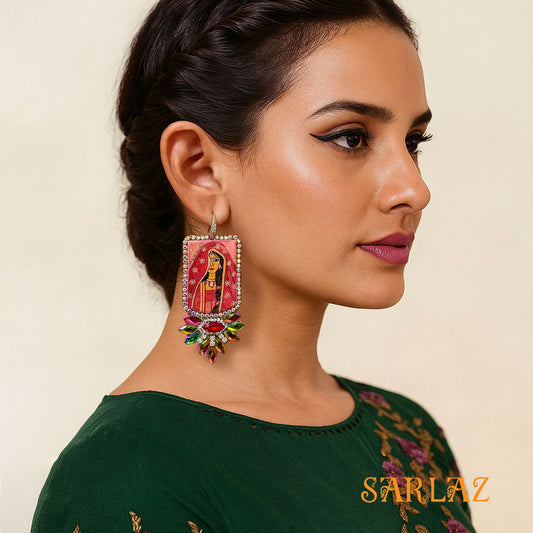 Mangalya Luxe Design earrings — Fearlessly Authentic art jewellery