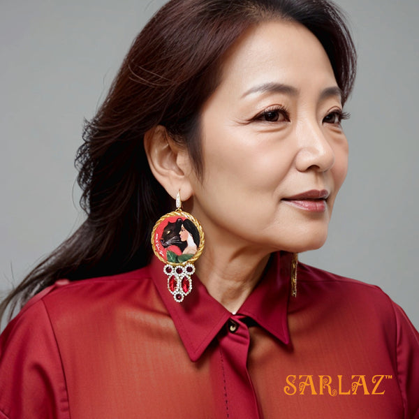 Sidra earrings — Fearlessly Authentic art jewellery