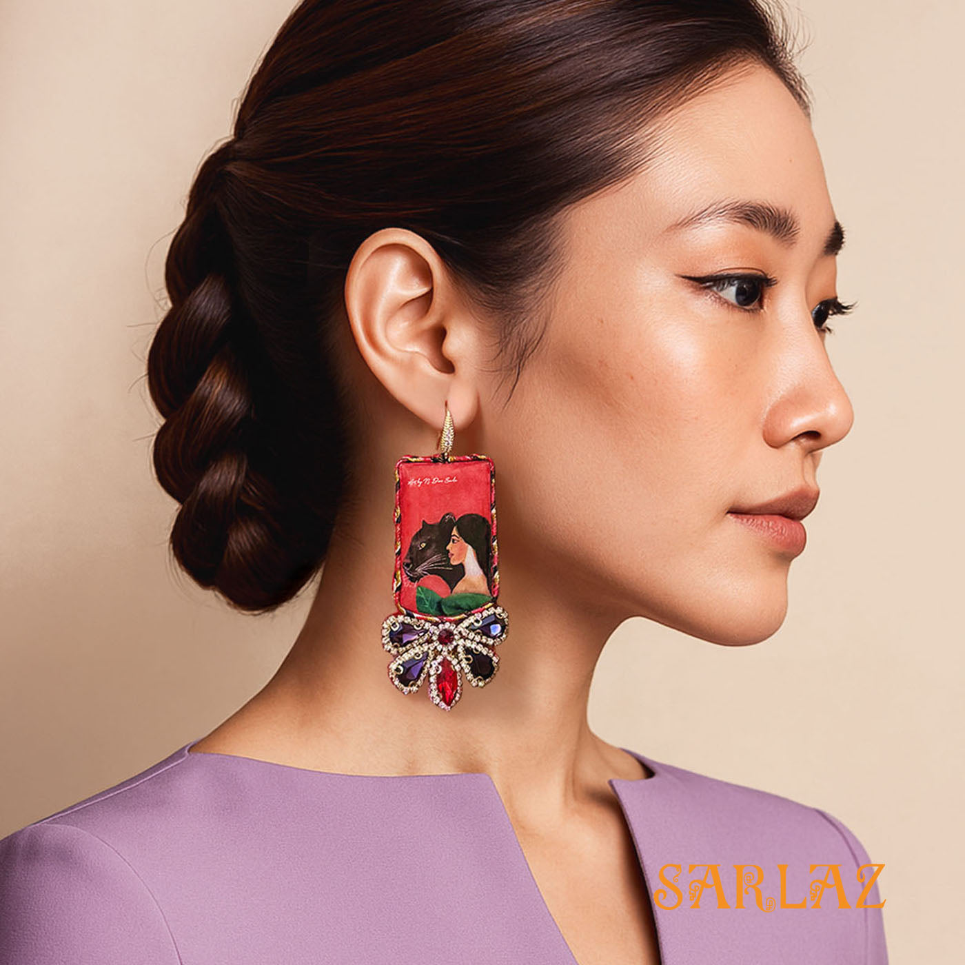 Sidra Luxe design badge shape — Fearlessly Authentic art jewellery
