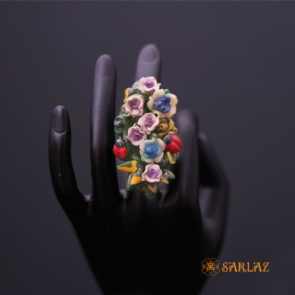 Bouquet Ring -  Nature inspired Statement Ring