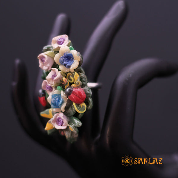 Bouquet Ring -  Nature inspired Statement Ring