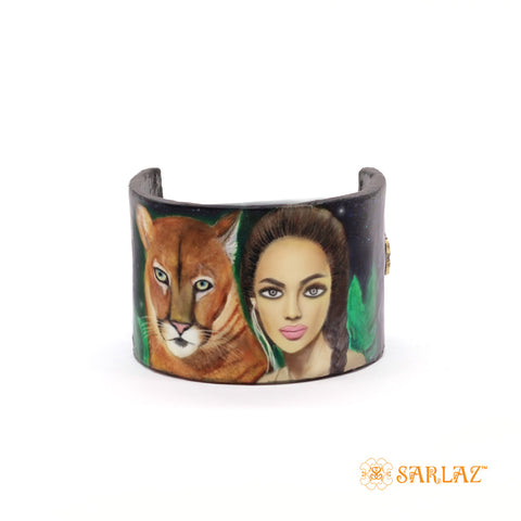 Maya and Cougar Cuff — Fearlessly Authentic art jewellery