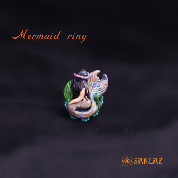 Mermaid Ring -  Ocean inspired Statement Ring